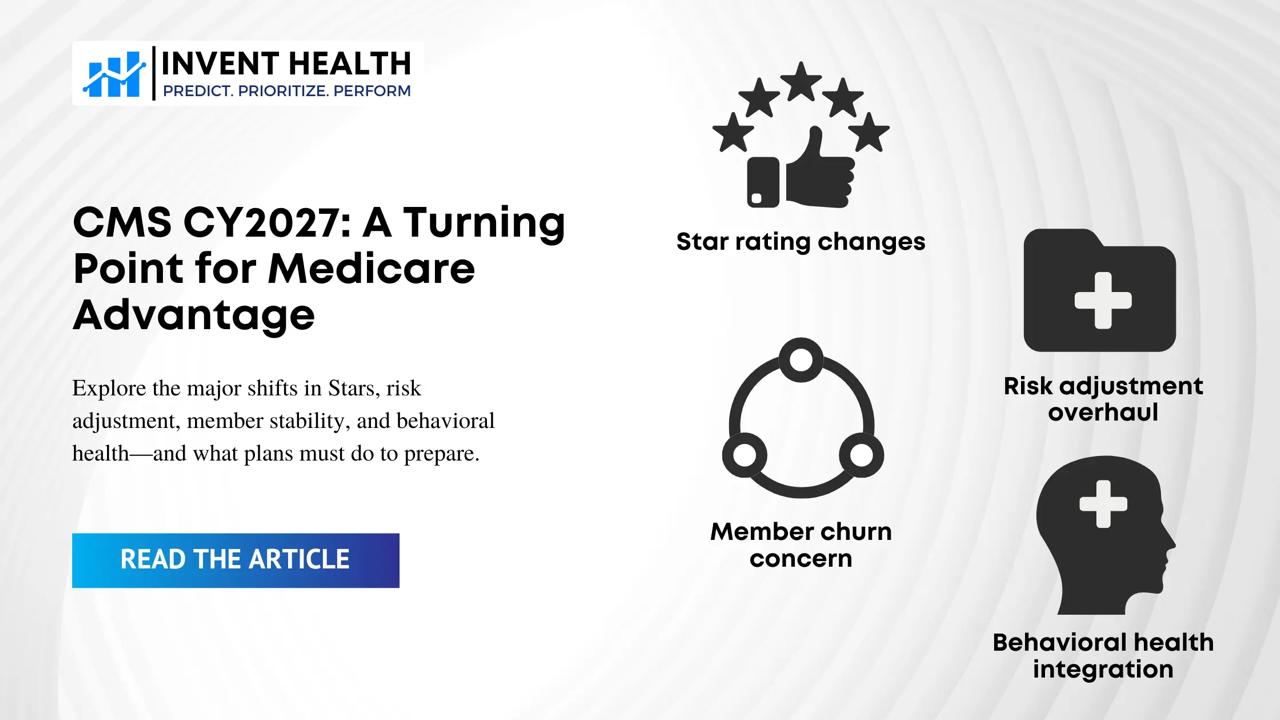 CMS CY2027: A Turning Point for Medicare Advantage